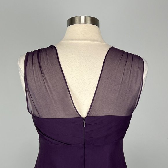 Renato Nucci Womens Silk Sleeveless Cocktail Formal Dress Purple size 42 US Med - Picture 8 of 13